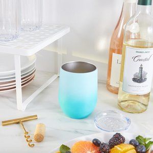 ⭐️ $10 - CHIC & TONIC CORAL SEA WINE TUMBLER